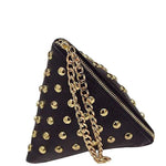 Electra Triangle Clutch Black Bags