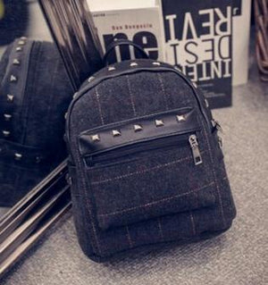 Stylish Frenzy Backpack Black Owls & Turtles Bags