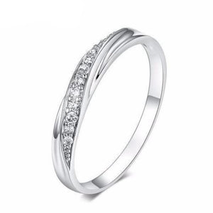 Aurora Glitz Ring 10 / Silver Jewelry