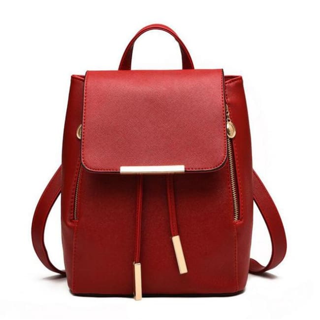 Cassidy Lux Backpack Burgundy Bags