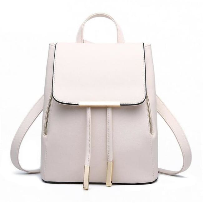 Cassidy Lux Backpack Cream Bags
