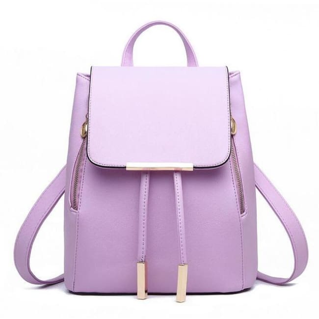 Cassidy Lux Backpack Purple Bags