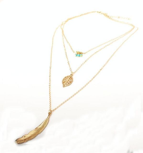 Deep Soul Necklace Gold Owls & Turtles Jewelry