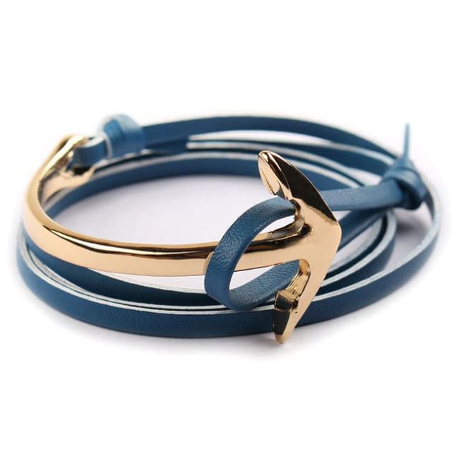 Maritime Passion Bracelet Gold & Lake Blue Jewelry