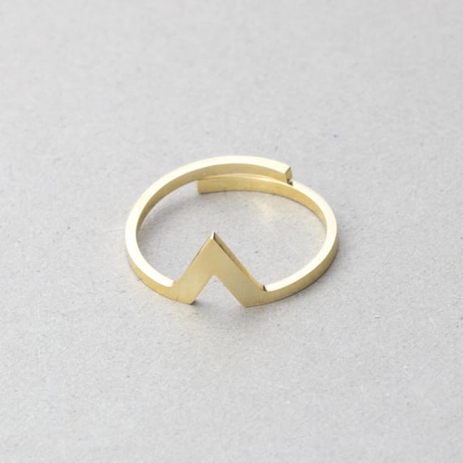 Peak Affinity Ring Gold Jewelry